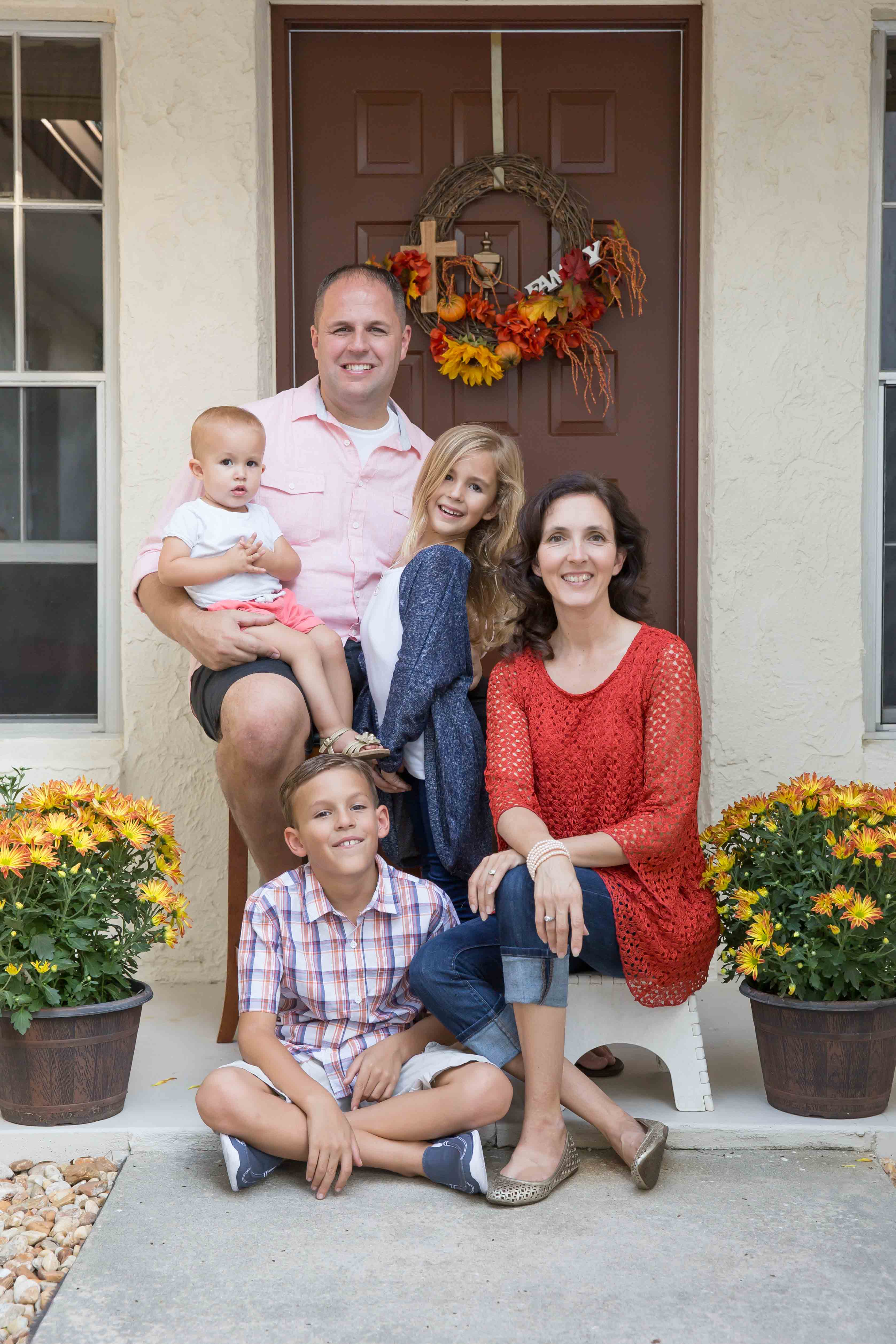 family photo in ocala house