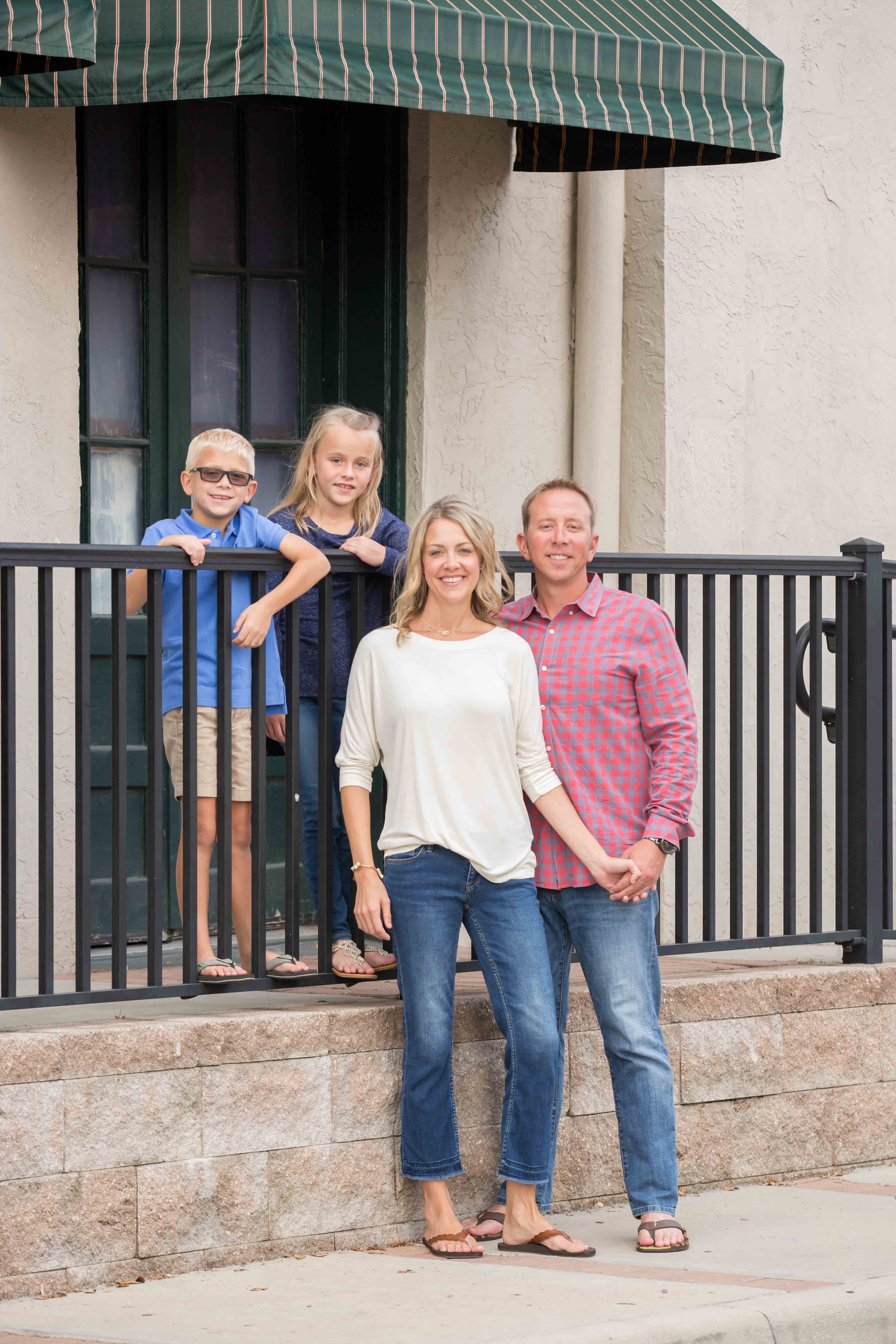 cute ocala family photo downtown